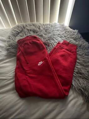 NIKE Kids Bright Red Joggers